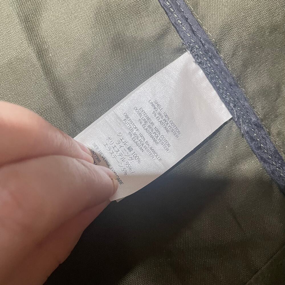 J.crew moss green field trench coat - Picture 8 of 12
